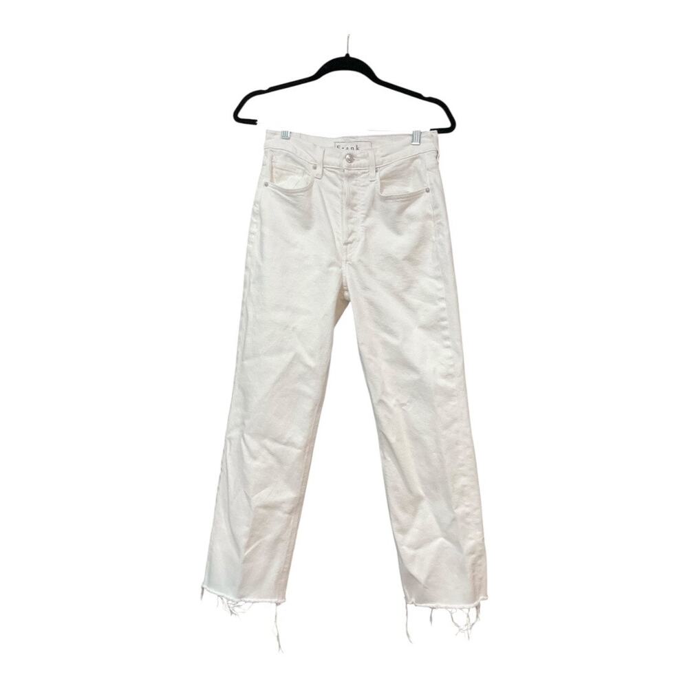 Frank & Eileen Pants Women 27 White Monaghan